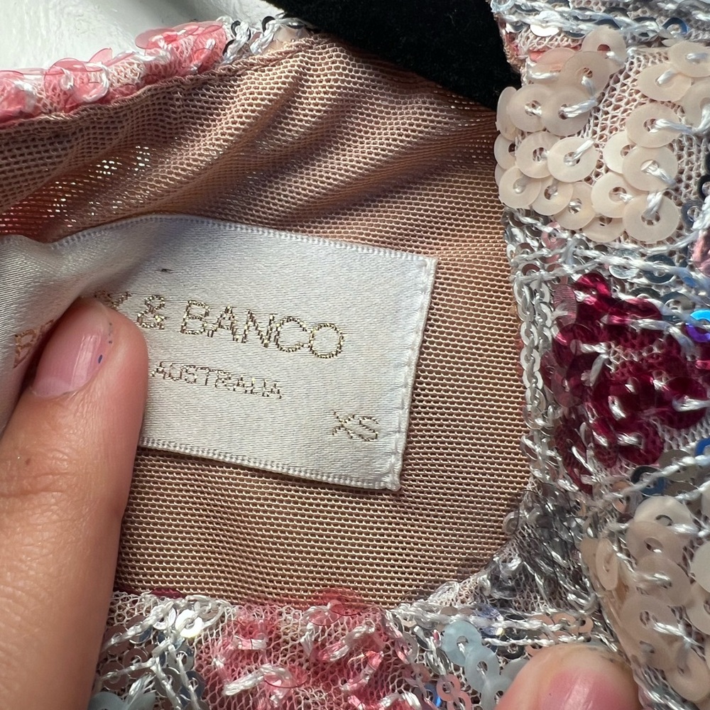 BRONX AND BANCO - ENIGMA BLANC MINI DRESS - BEIGE & MULTI - Picture 7 of 10